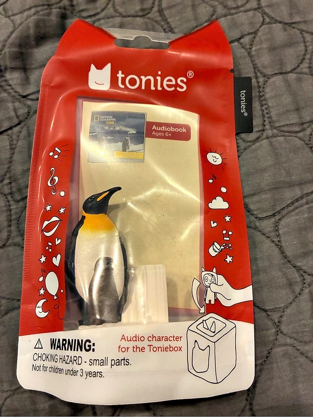 NWT Tonies National Geographic Kids Penguin Audiobook Tonie Penguin Audiobook To